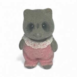 Calico critters 1985 chestnut raccoon baby - rate Sylvanain families